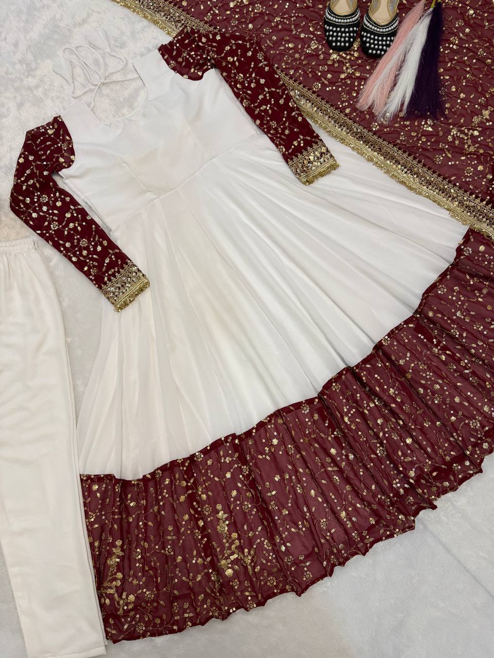 The Sovereign Pearl and Wine Suit